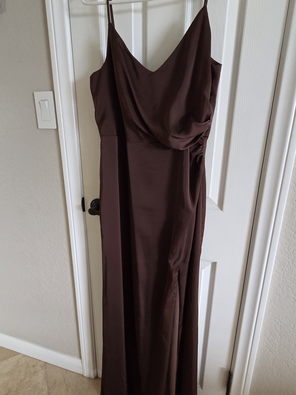 Espresso Bridesmaid Dress - Birdy Grey Size L